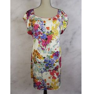 Love21 White & Pink Multicolor Floral Tunic Dress
